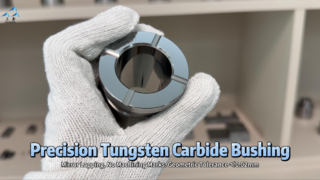 DIN-standaard wolfraamcarbide bus, spiegelafwerking precisie hardmetalen huls, slijtvast hardmetaal